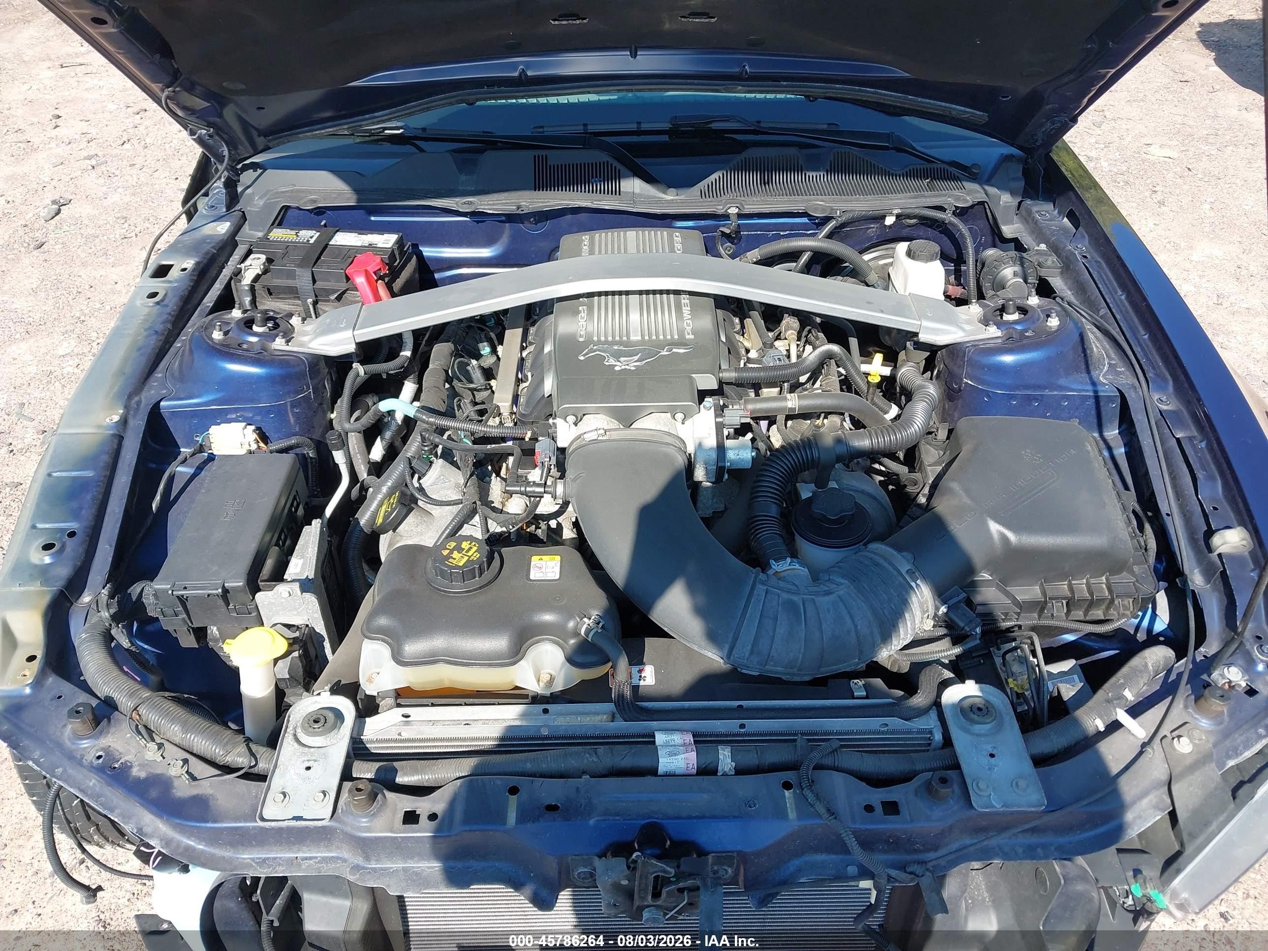2010 Ford Mustang Gt/gt Premium Blue vin: 1ZVBP8CH8A5145762