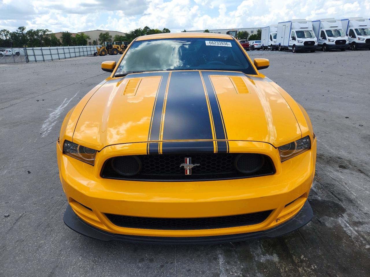 2013 Ford Mustang Boss 302 Yellow vin: 1ZVBP8CU5D5205739