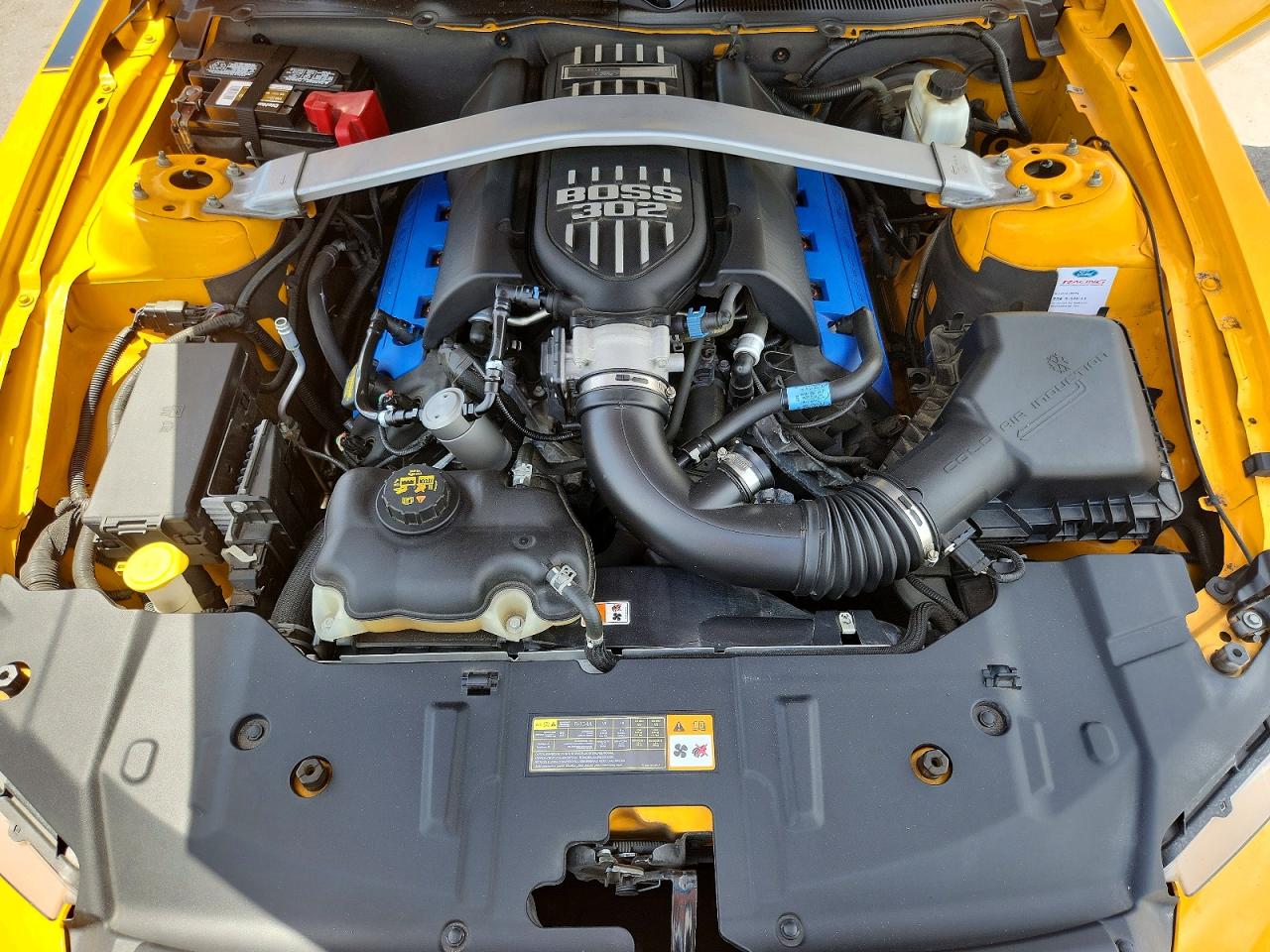 2013 Ford Mustang Boss 302 Yellow vin: 1ZVBP8CU5D5205739