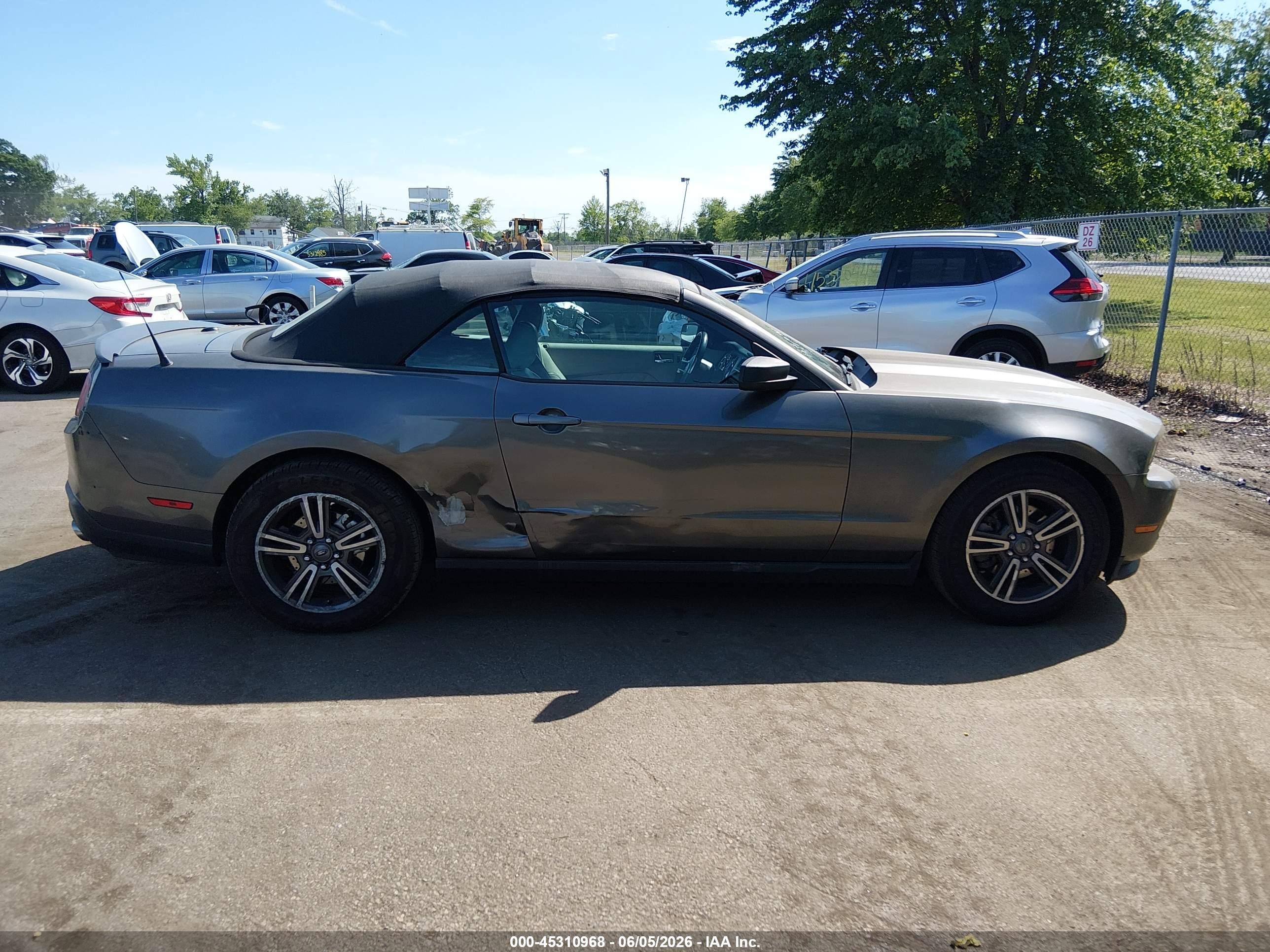 2011 Ford Mustang V6 Premium Black vin: 1ZVBP8EM0B5159456