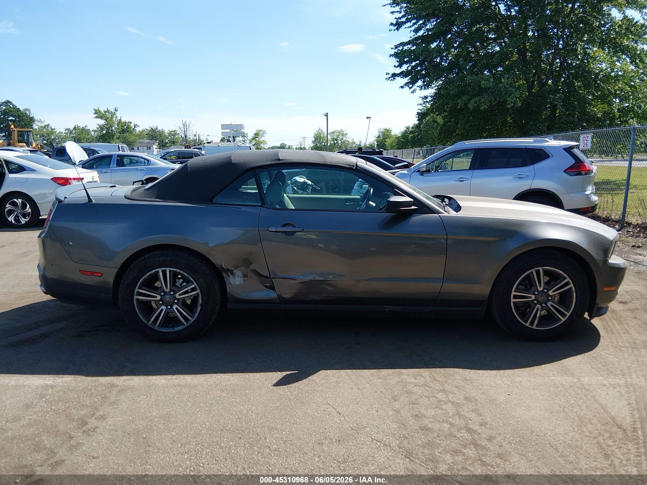 2011 Ford Mustang V6 Premium Black vin: 1ZVBP8EM0B5159456