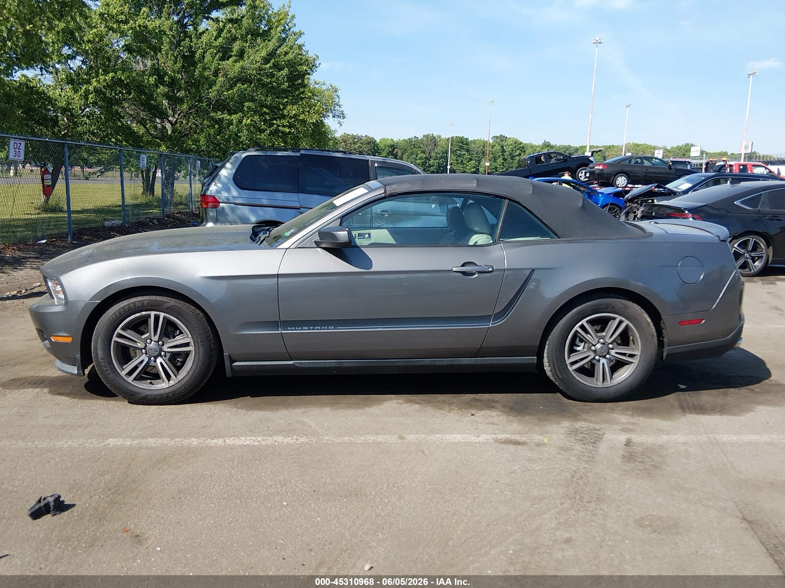 2011 Ford Mustang V6 Premium Black vin: 1ZVBP8EM0B5159456
