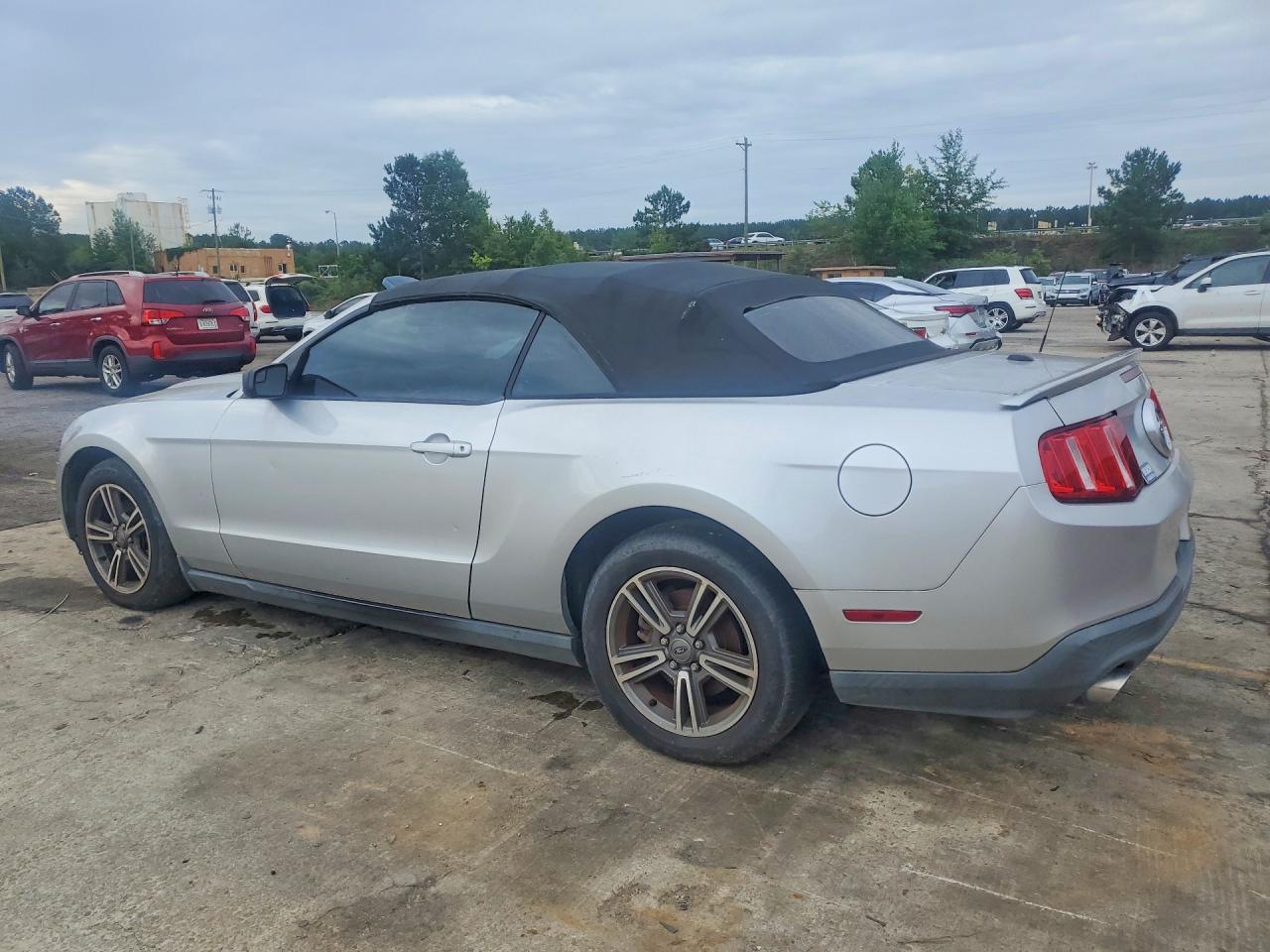 2012 Ford Mustang Gray vin: 1ZVBP8EM0C5201674
