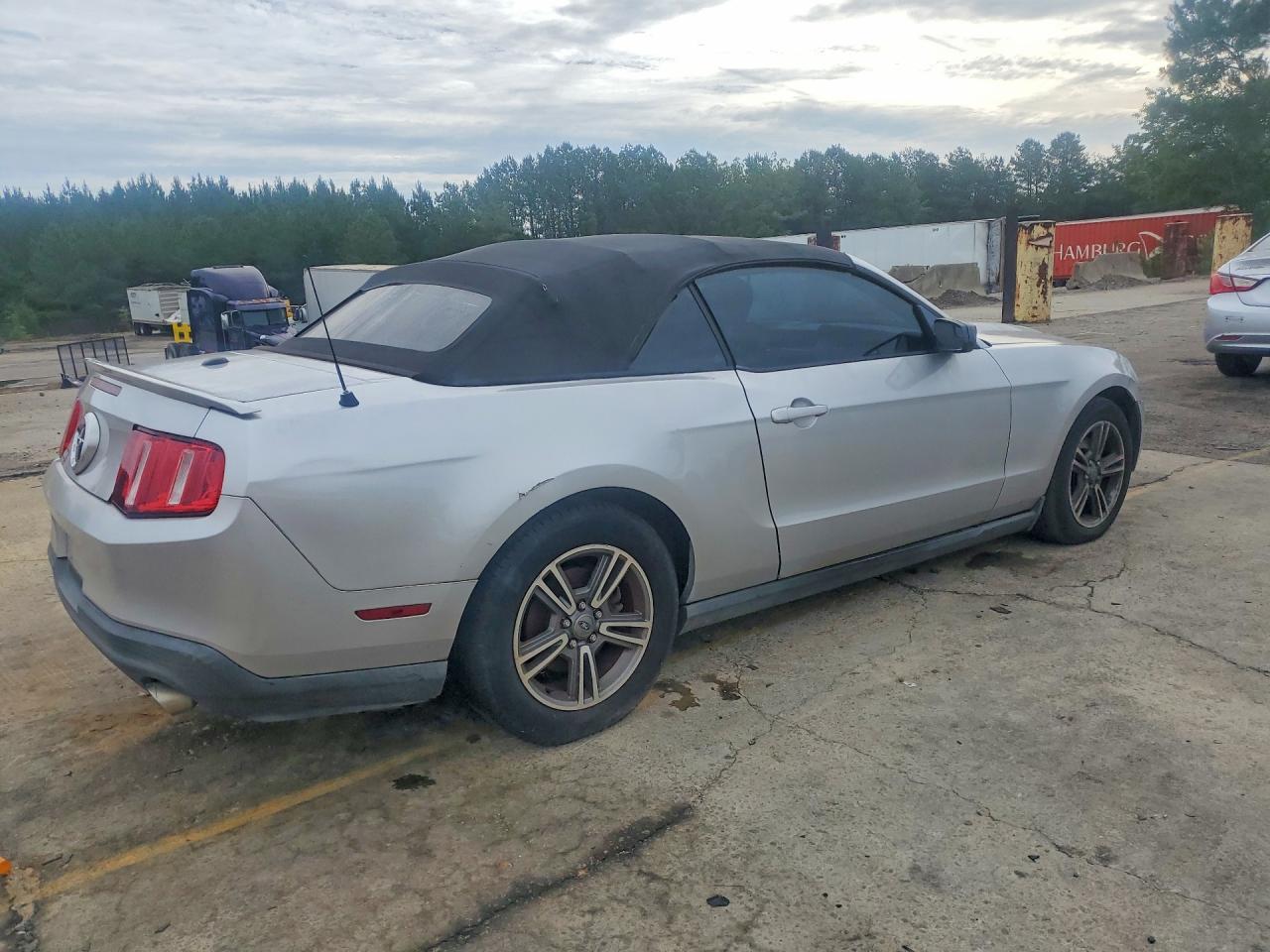 2012 Ford Mustang Gray vin: 1ZVBP8EM0C5201674