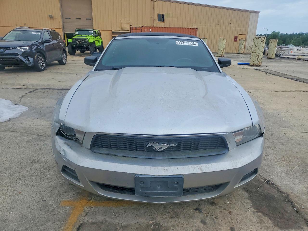 2012 Ford Mustang Gray vin: 1ZVBP8EM0C5201674