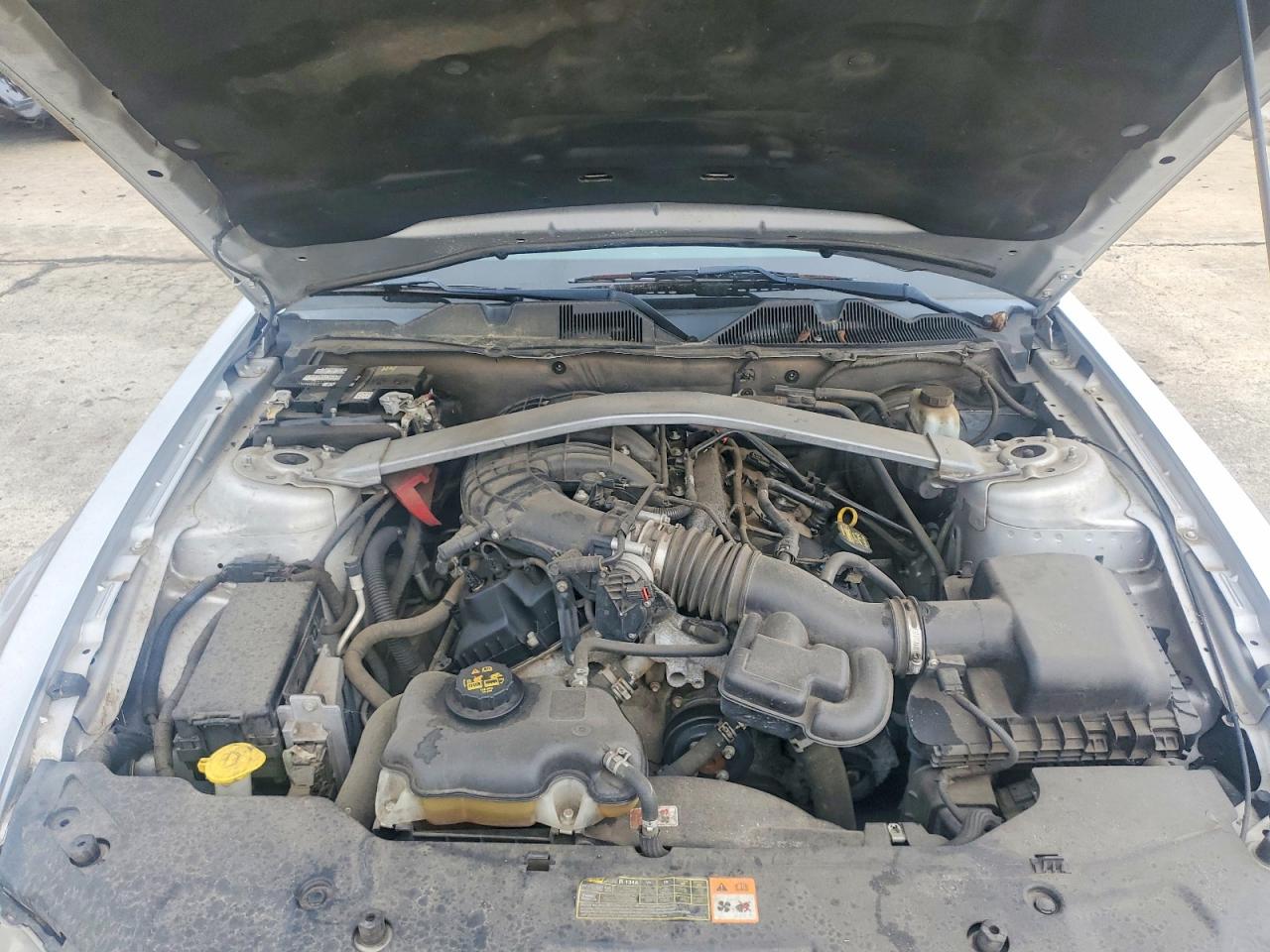 2012 Ford Mustang Gray vin: 1ZVBP8EM0C5201674