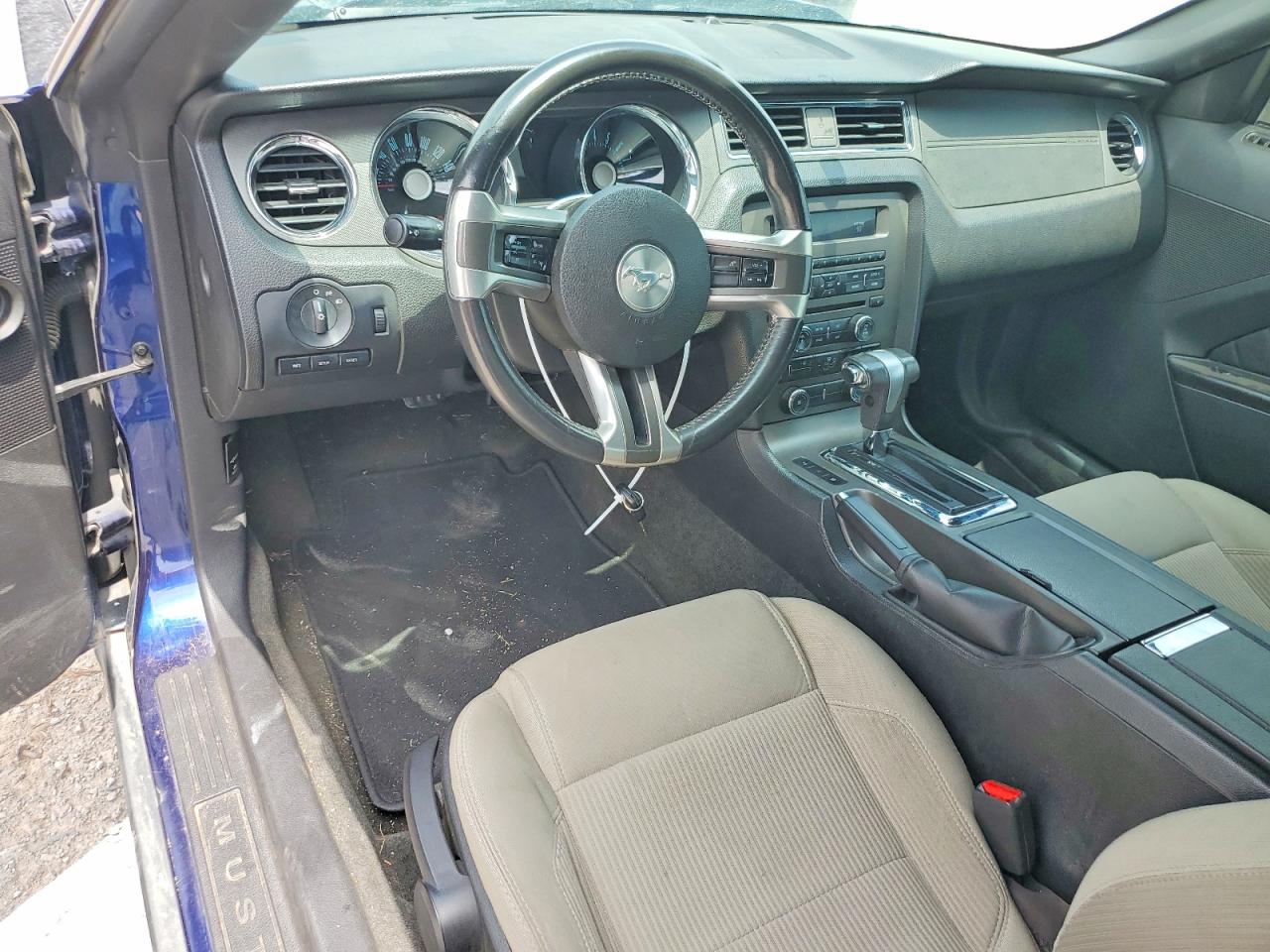 2012 Ford Mustang Blue vin: 1ZVBP8EM0C5216966