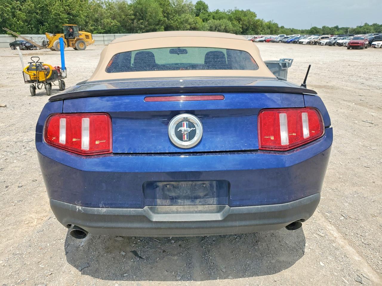 2012 Ford Mustang Blue vin: 1ZVBP8EM0C5216966