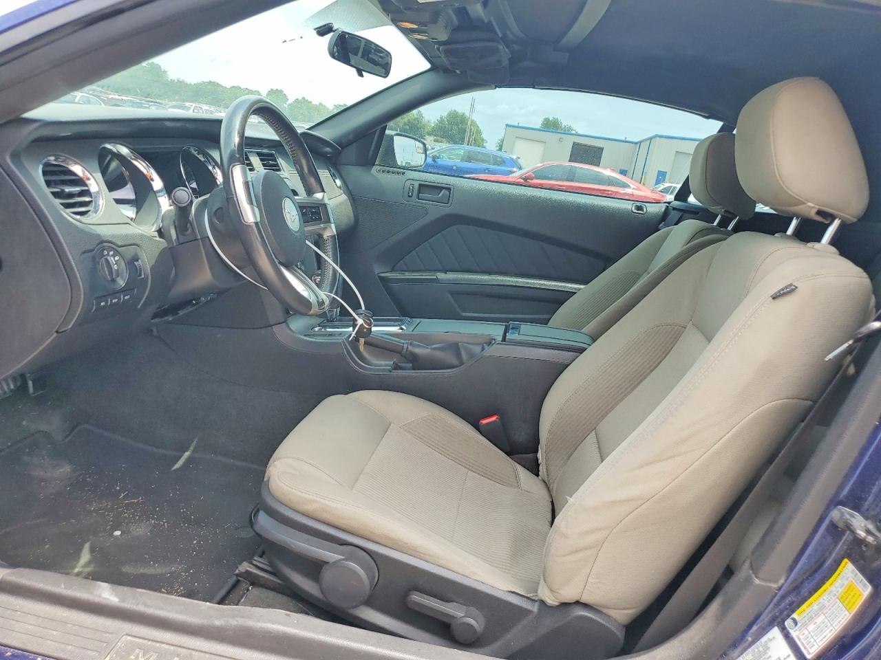 2012 Ford Mustang Blue vin: 1ZVBP8EM0C5216966