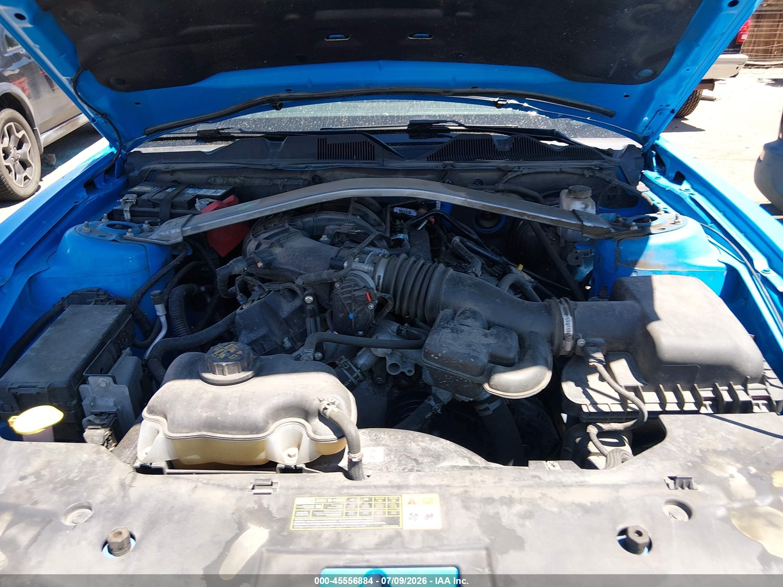 2012 Ford Mustang V6/v6 Premium Blue vin: 1ZVBP8EM0C5231337