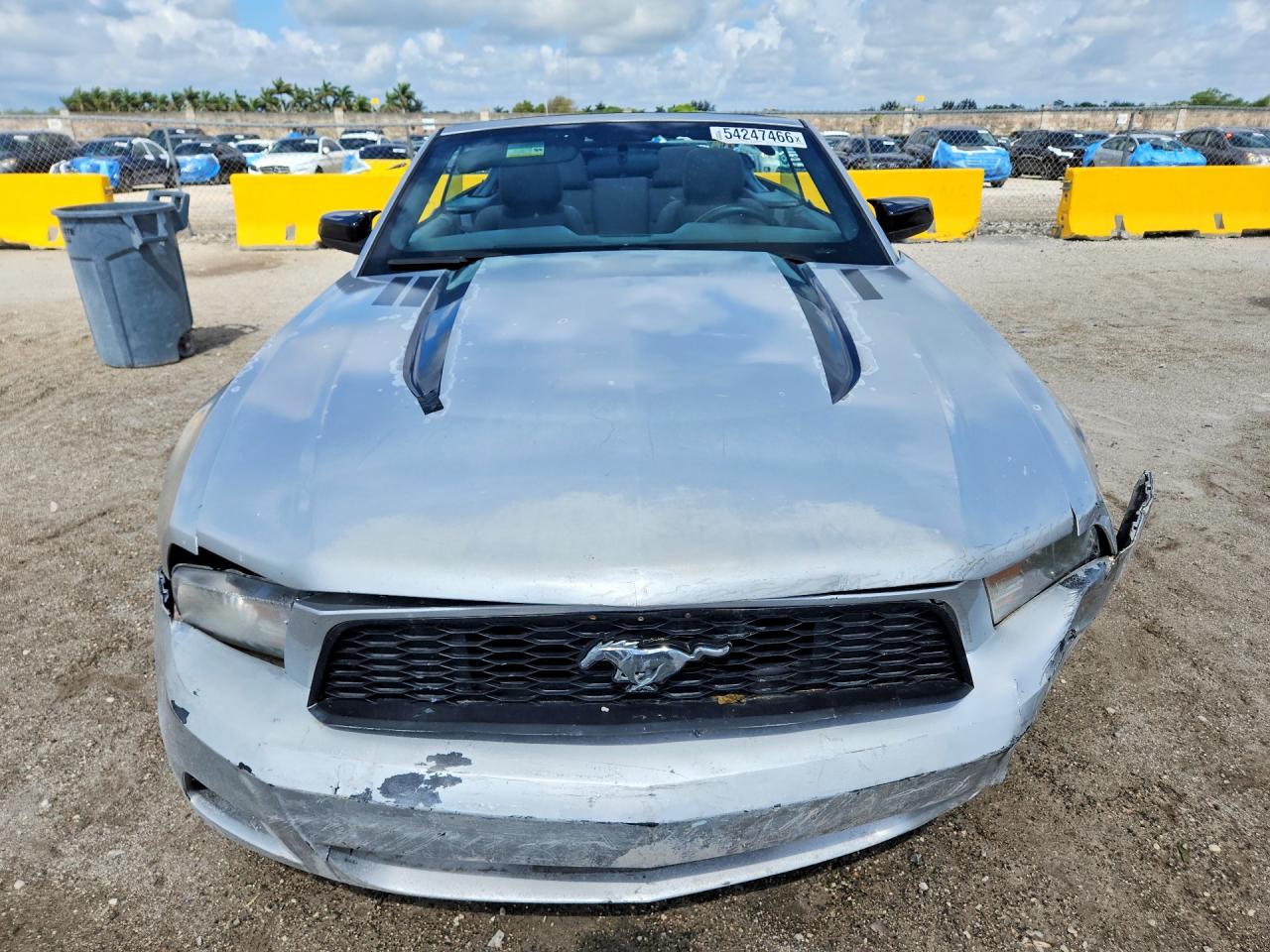 2012 Ford Mustang Silver vin: 1ZVBP8EM0C5253175