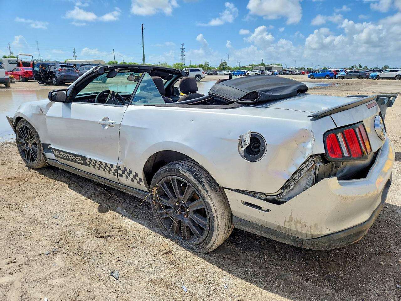 2012 Ford Mustang Silver vin: 1ZVBP8EM0C5253175