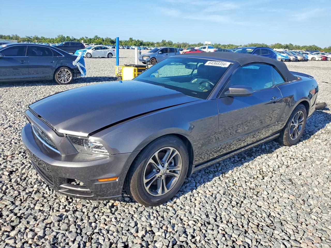 2013 Ford Mustang Gray vin: 1ZVBP8EM0D5264999