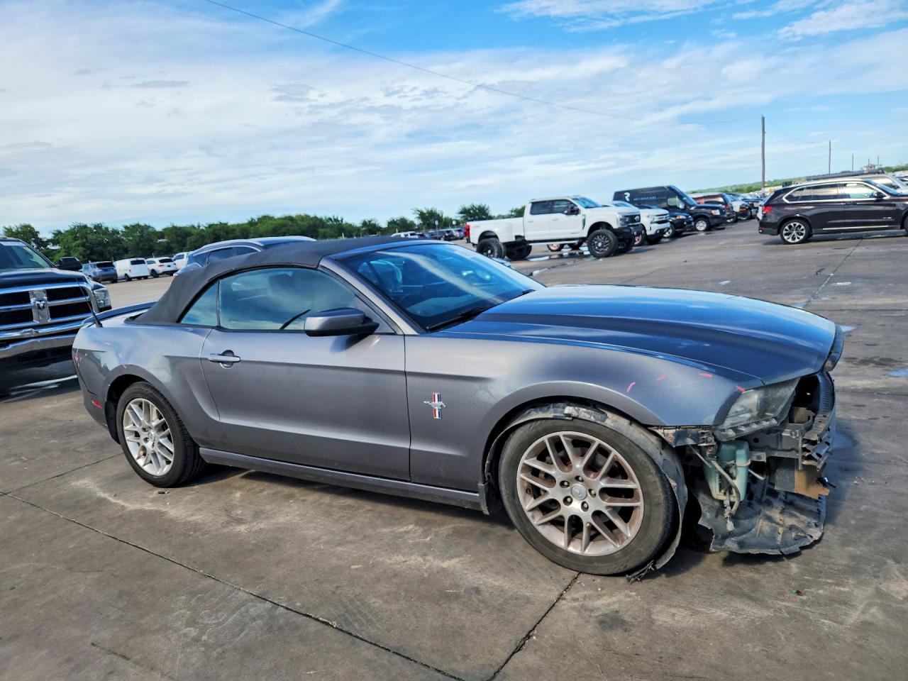2013 Ford Mustang Серый vin: 1ZVBP8EM0D5275159