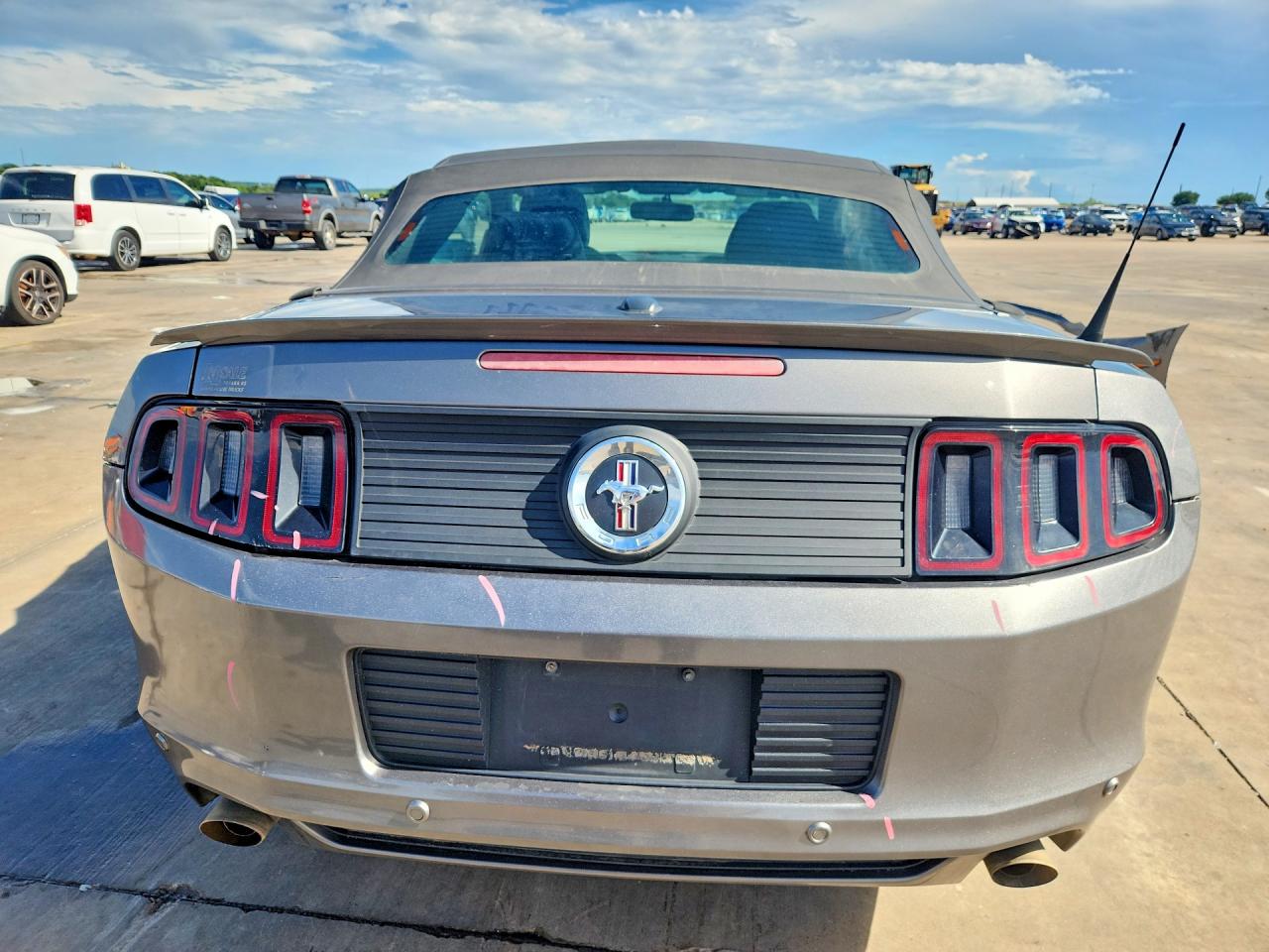 2013 Ford Mustang Серый vin: 1ZVBP8EM0D5275159
