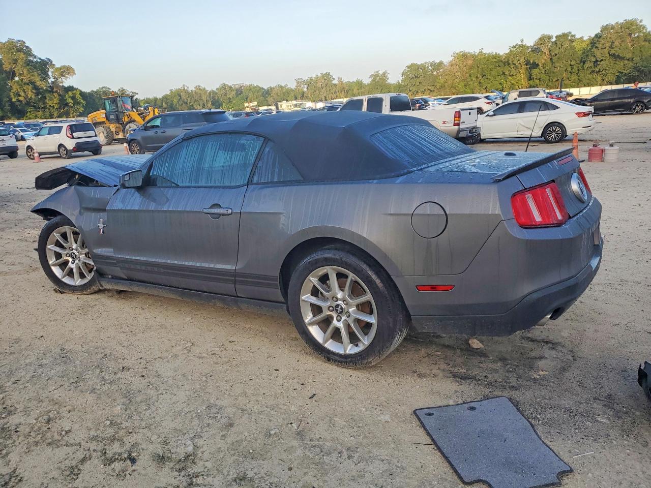 2011 Ford Mustang Gray vin: 1ZVBP8EM1B5141533