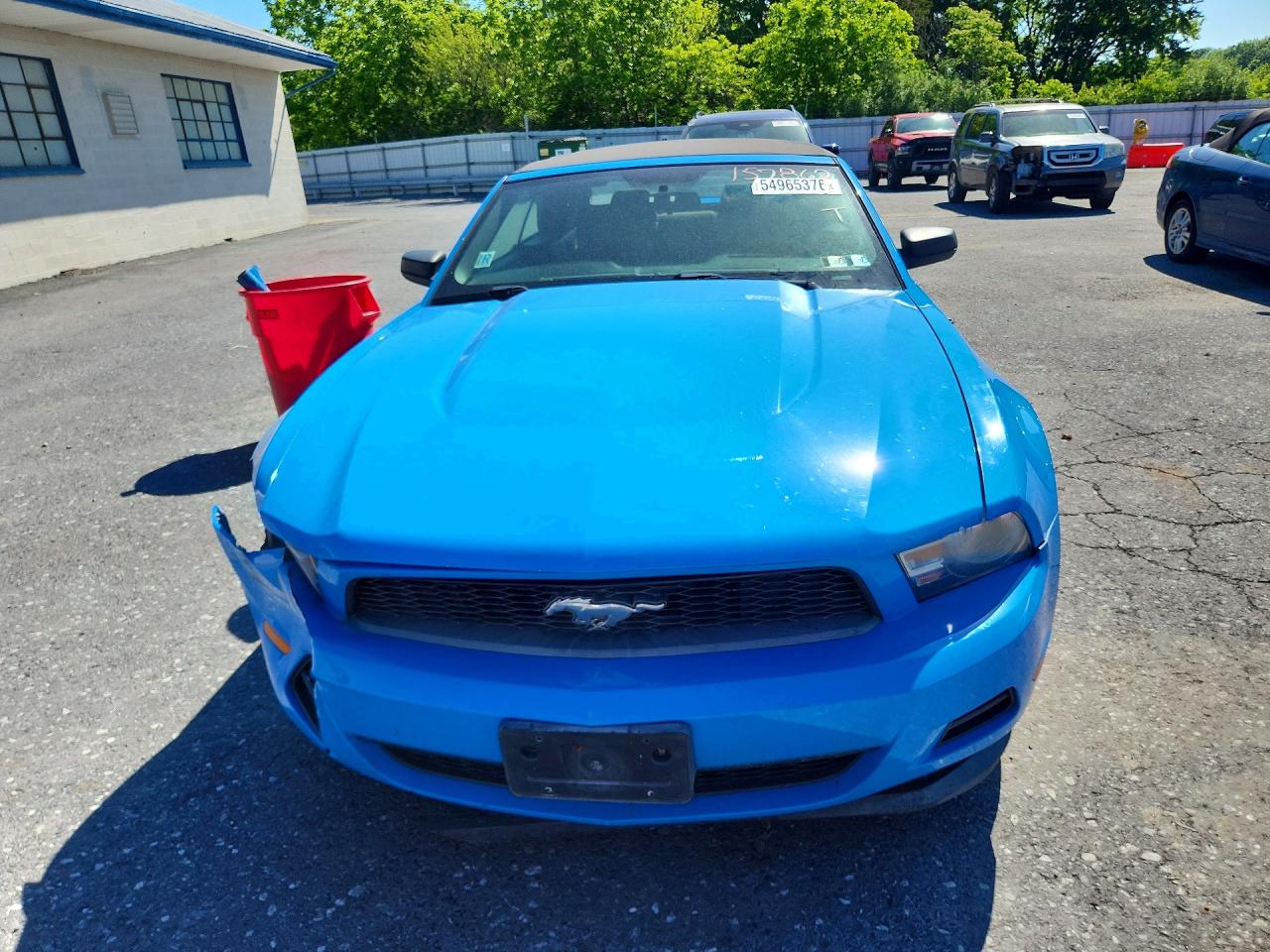 2011 Ford Mustang Blue vin: 1ZVBP8EM1B5157862