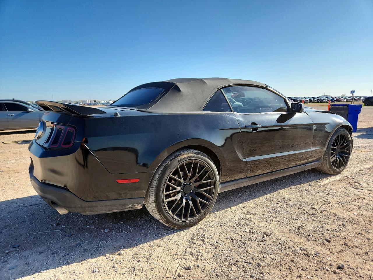 2012 Ford Mustang Black vin: 1ZVBP8EM1C5283169