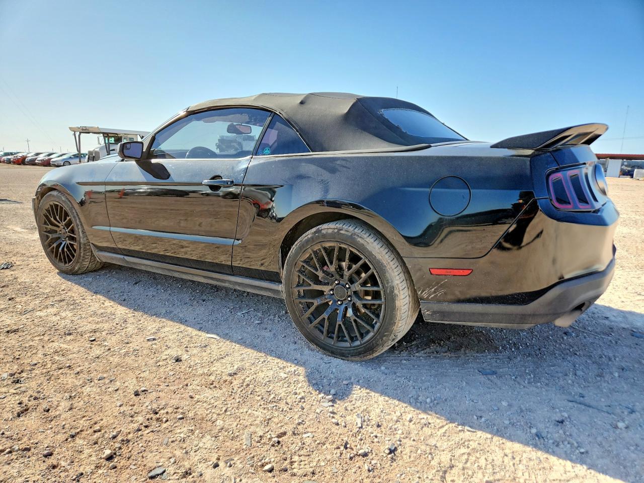 2012 Ford Mustang Black vin: 1ZVBP8EM1C5283169