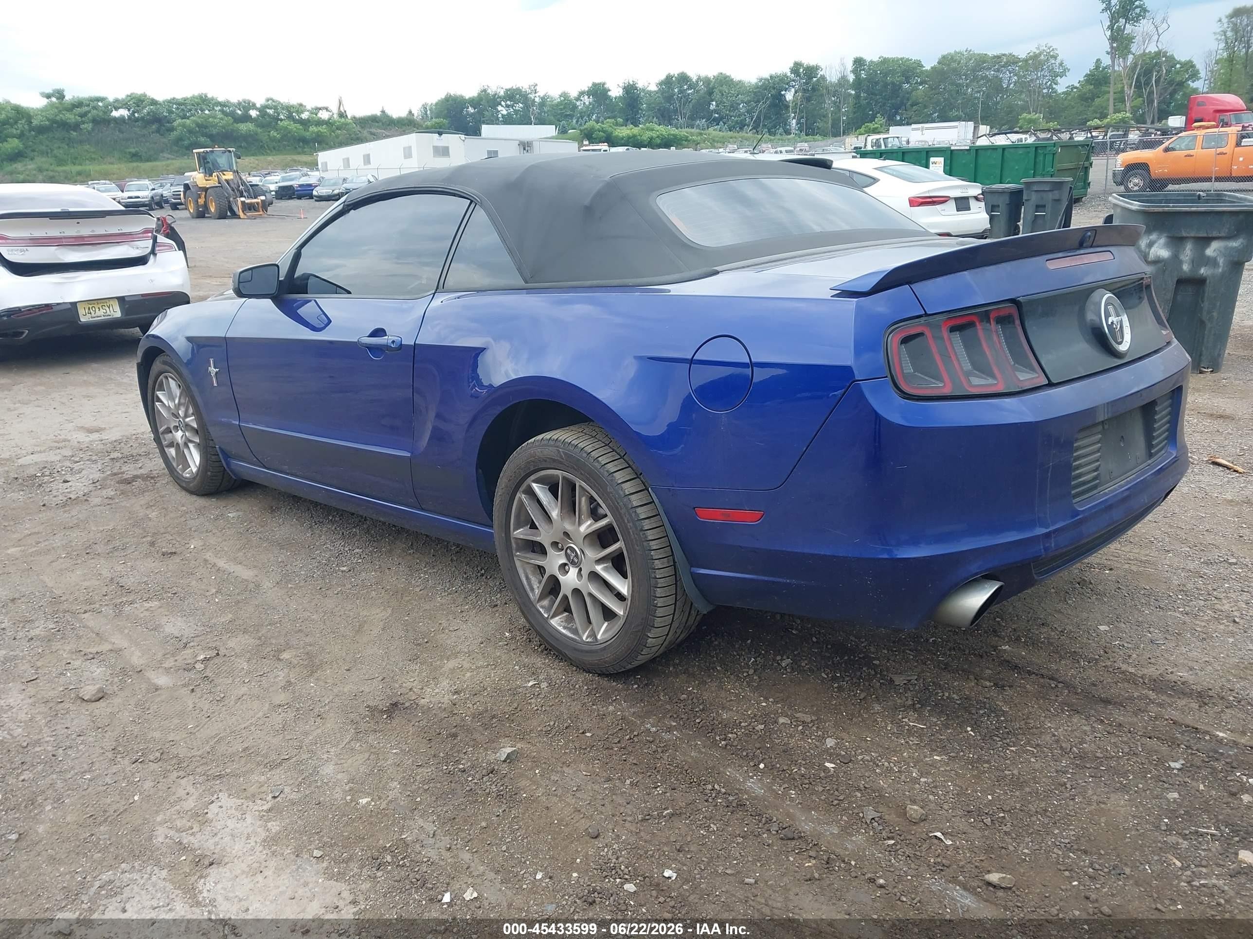 2014 Ford Mustang V6 Dark Blue vin: 1ZVBP8EM1E5247999