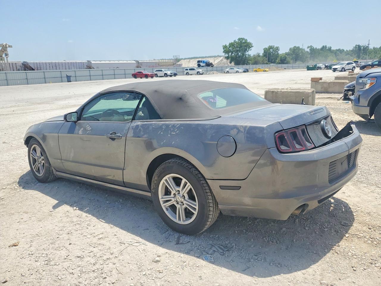 2014 Ford Mustang Gray vin: 1ZVBP8EM1E5285779