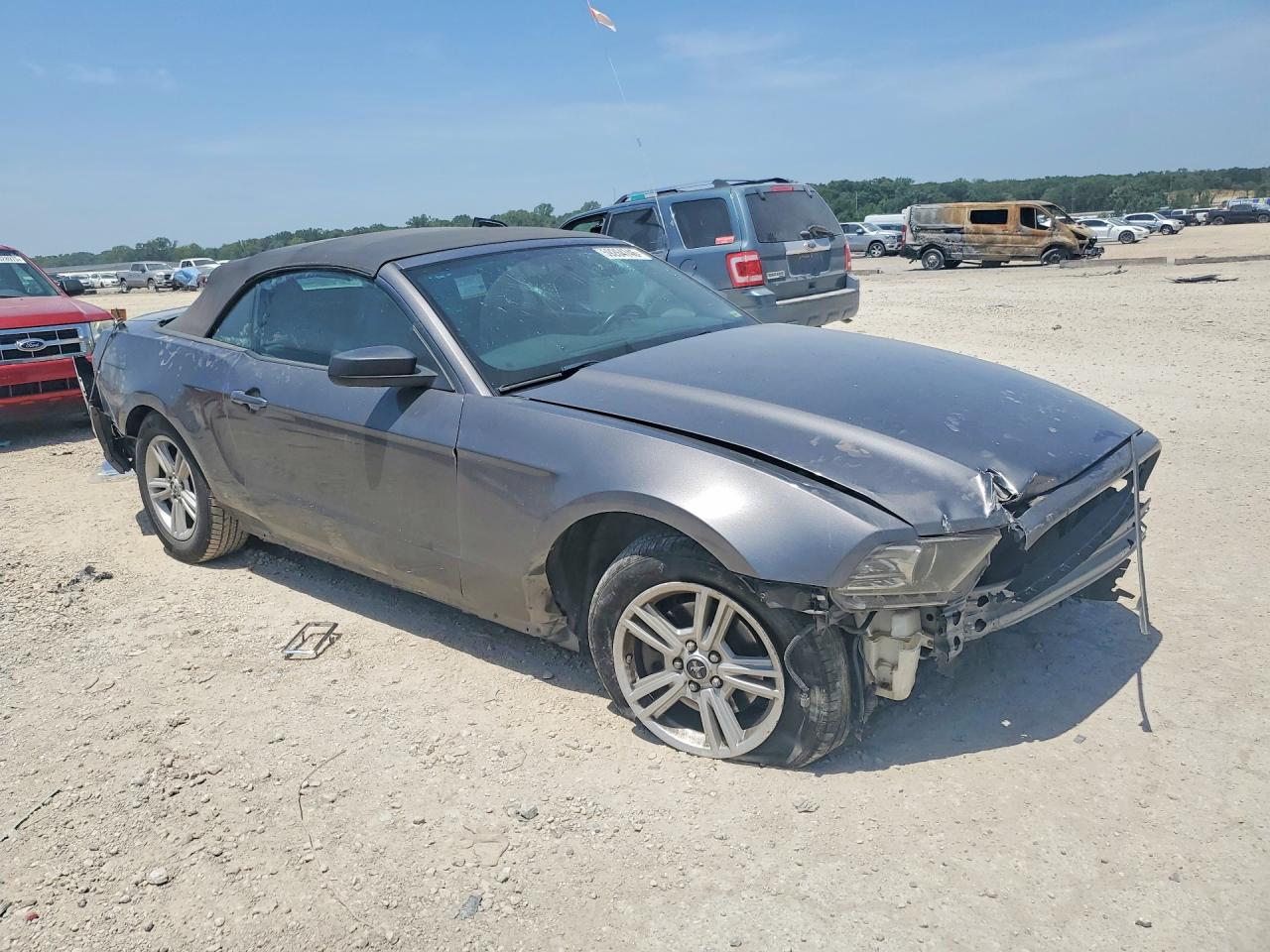 2014 Ford Mustang Gray vin: 1ZVBP8EM1E5285779