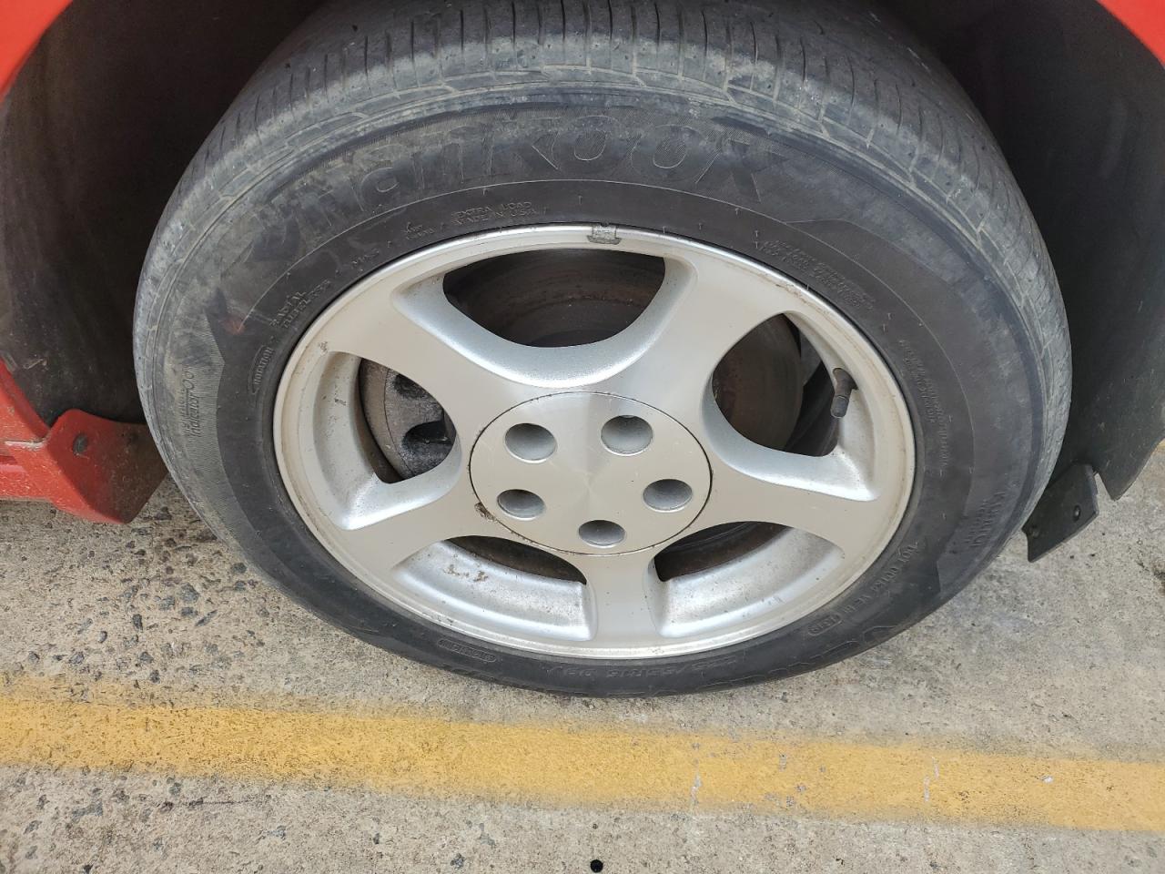 2014 Ford Mustang Red vin: 1ZVBP8EM1E5311376 Damage: Right Front Wheel, Curb Rash, > 12 Inches