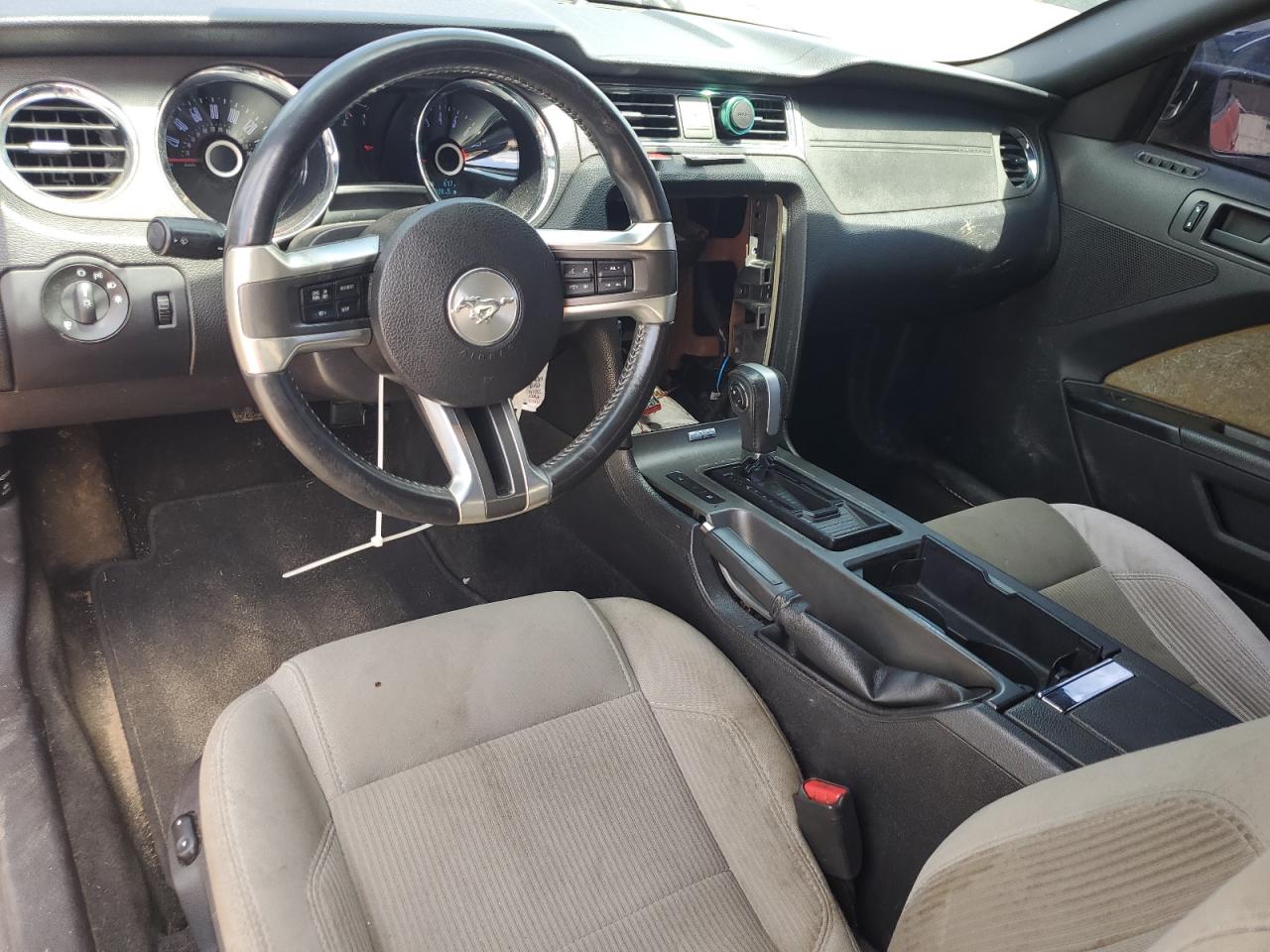 2014 Ford Mustang Red vin: 1ZVBP8EM1E5311376 Damage: Climate Control Panel, Missing, Replacement Required