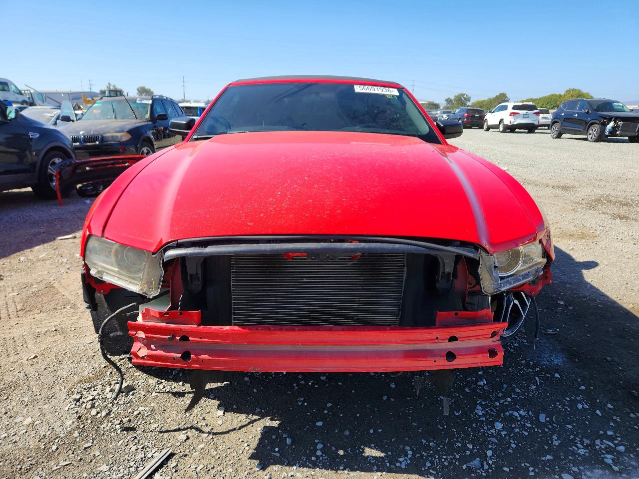 2014 Ford Mustang Red vin: 1ZVBP8EM1E5328663