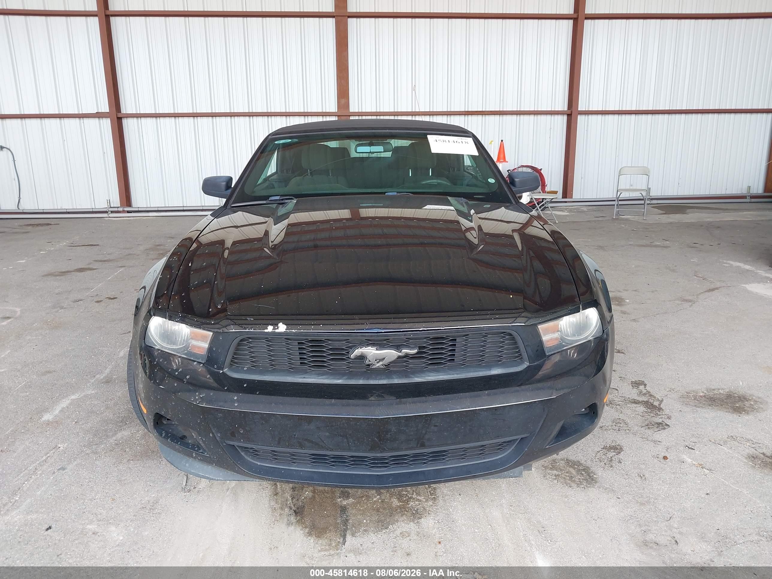 2011 Ford Mustang V6 Black vin: 1ZVBP8EM2B5153111