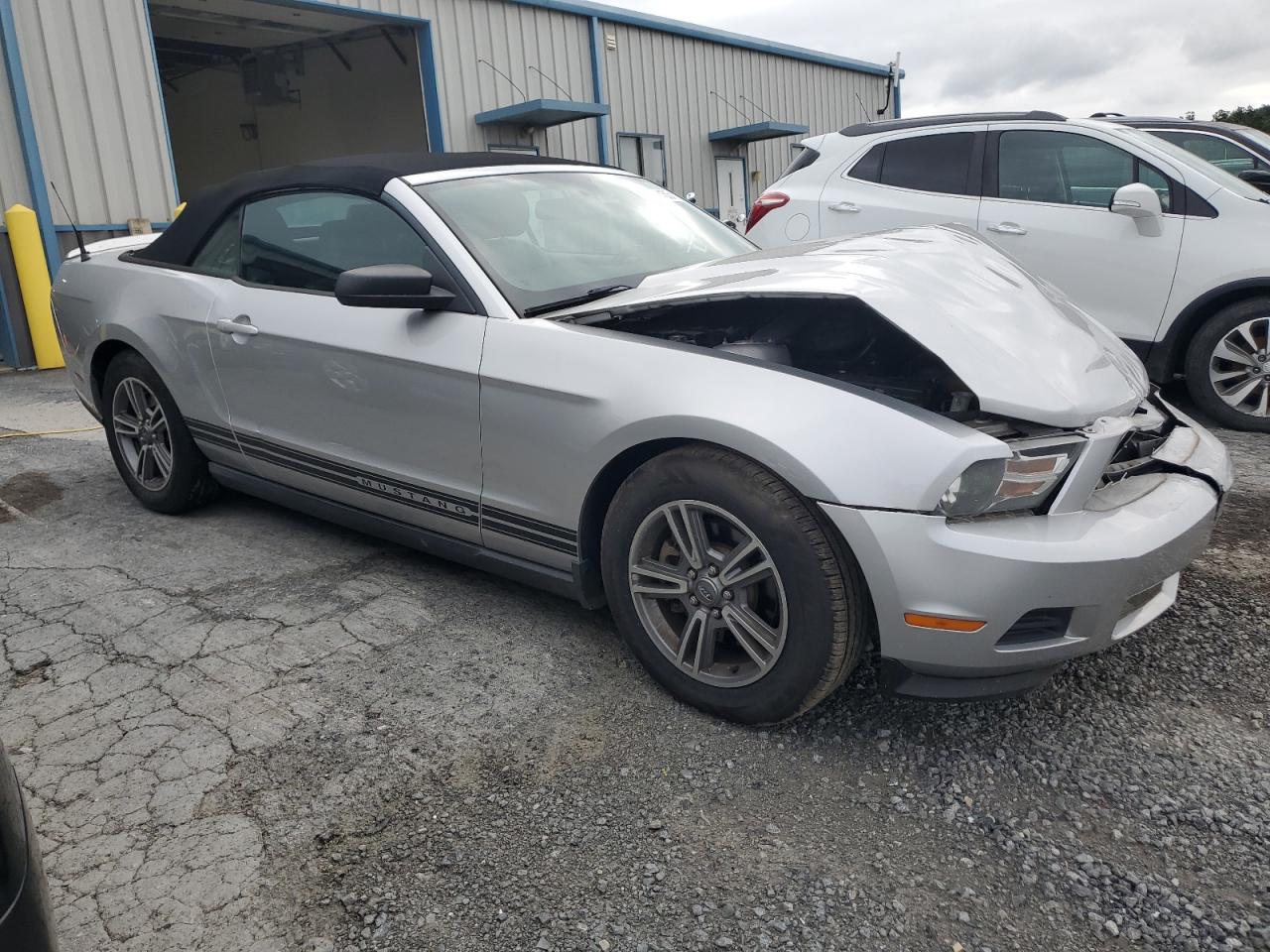 2012 Ford Mustang Silver vin: 1ZVBP8EM2C5279521