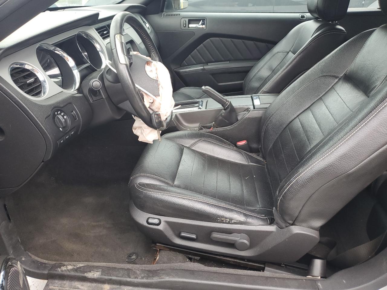 2012 Ford Mustang Silver vin: 1ZVBP8EM2C5279521