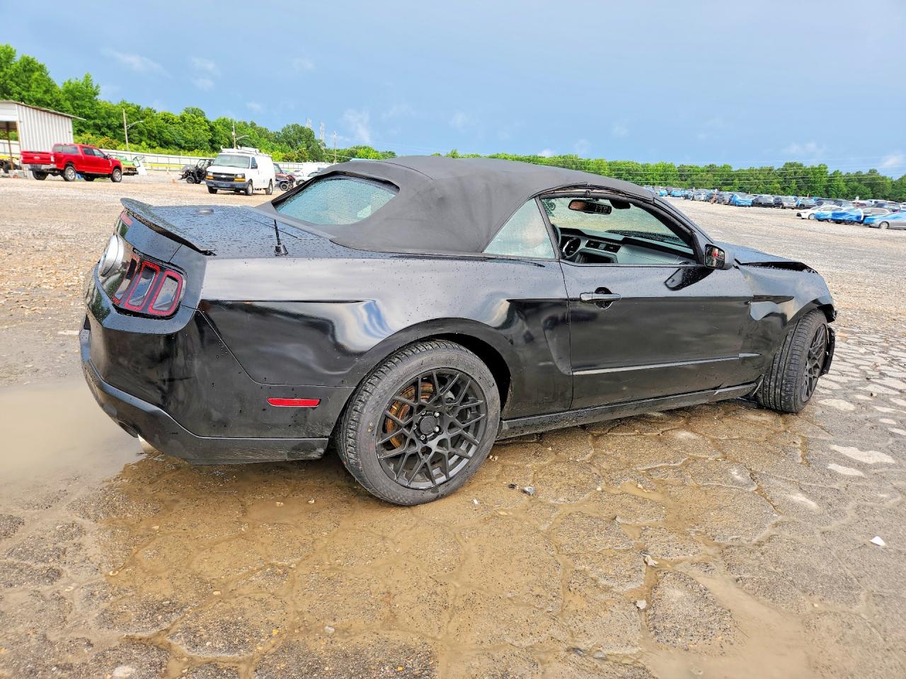 2012 Ford Mustang Black vin: 1ZVBP8EM2C5286789