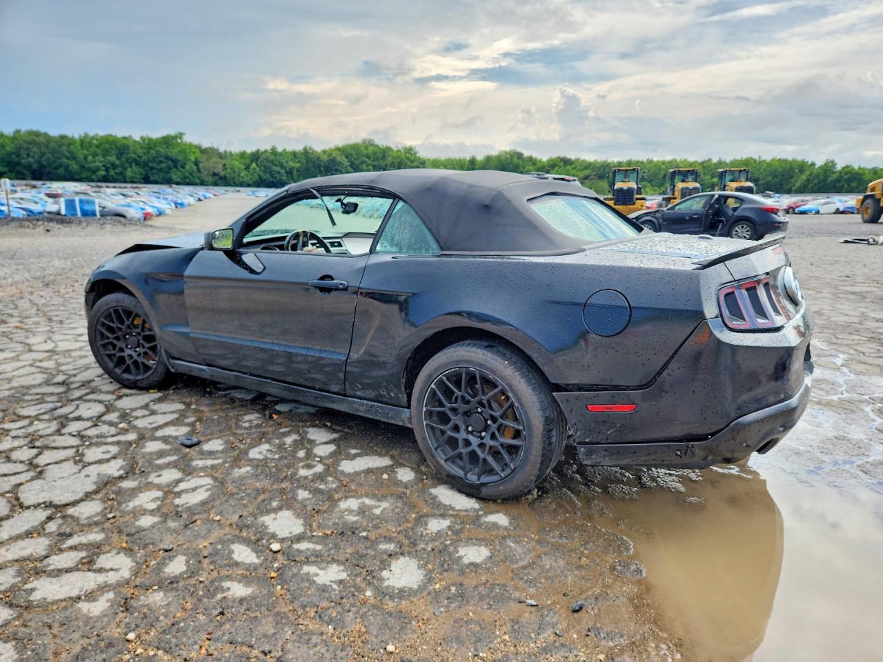 2012 Ford Mustang Black vin: 1ZVBP8EM2C5286789