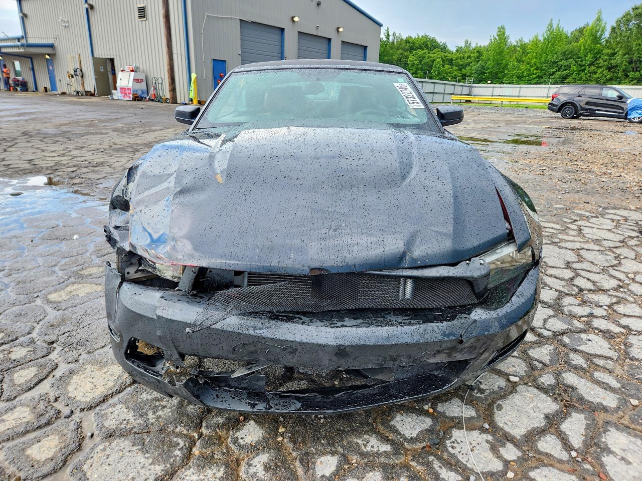 2012 Ford Mustang Black vin: 1ZVBP8EM2C5286789