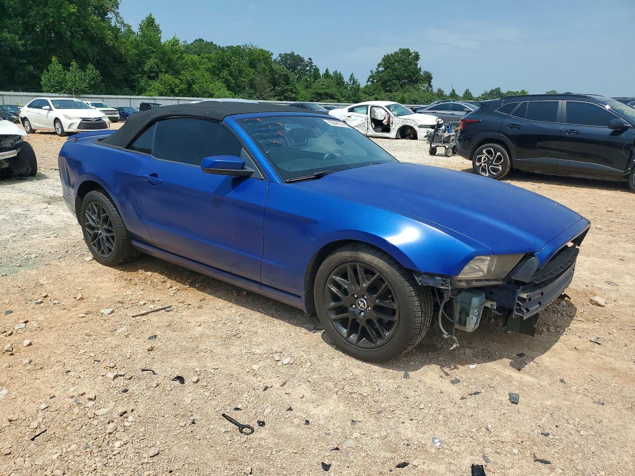 2013 Ford Mustang Blue vin: 1ZVBP8EM2D5203590