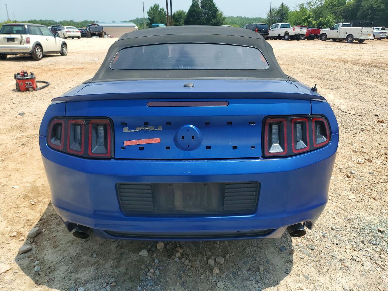 2013 Ford Mustang Blue vin: 1ZVBP8EM2D5203590