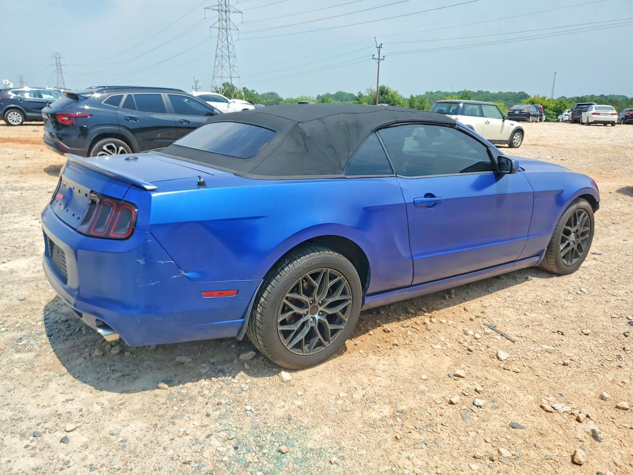 2013 Ford Mustang Blue vin: 1ZVBP8EM2D5203590