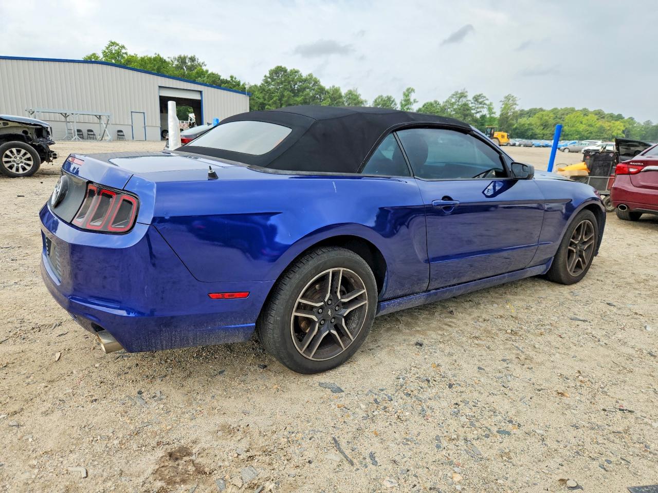 2013 Ford Mustang Blue vin: 1ZVBP8EM2D5276085