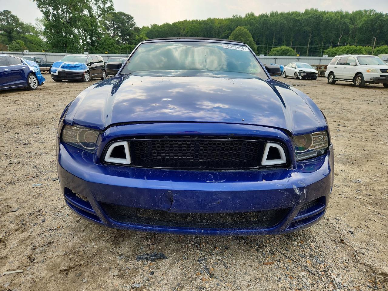 2013 Ford Mustang Blue vin: 1ZVBP8EM2D5276085