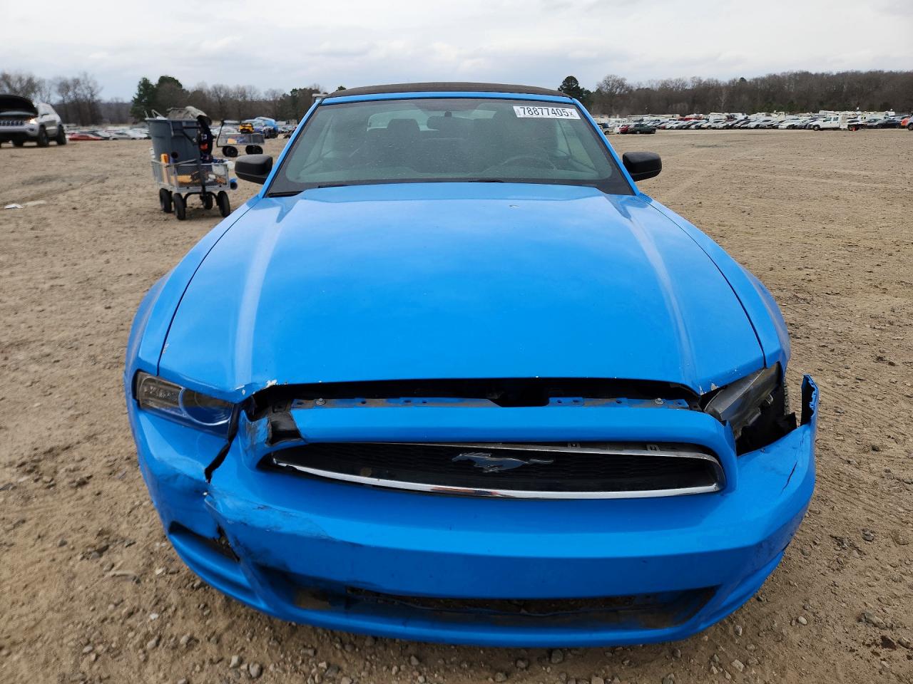 2013 Ford Mustang Blue vin: 1ZVBP8EM2D5277740