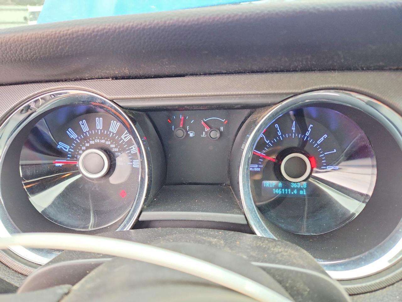 2013 Ford Mustang Blue vin: 1ZVBP8EM2D5277740