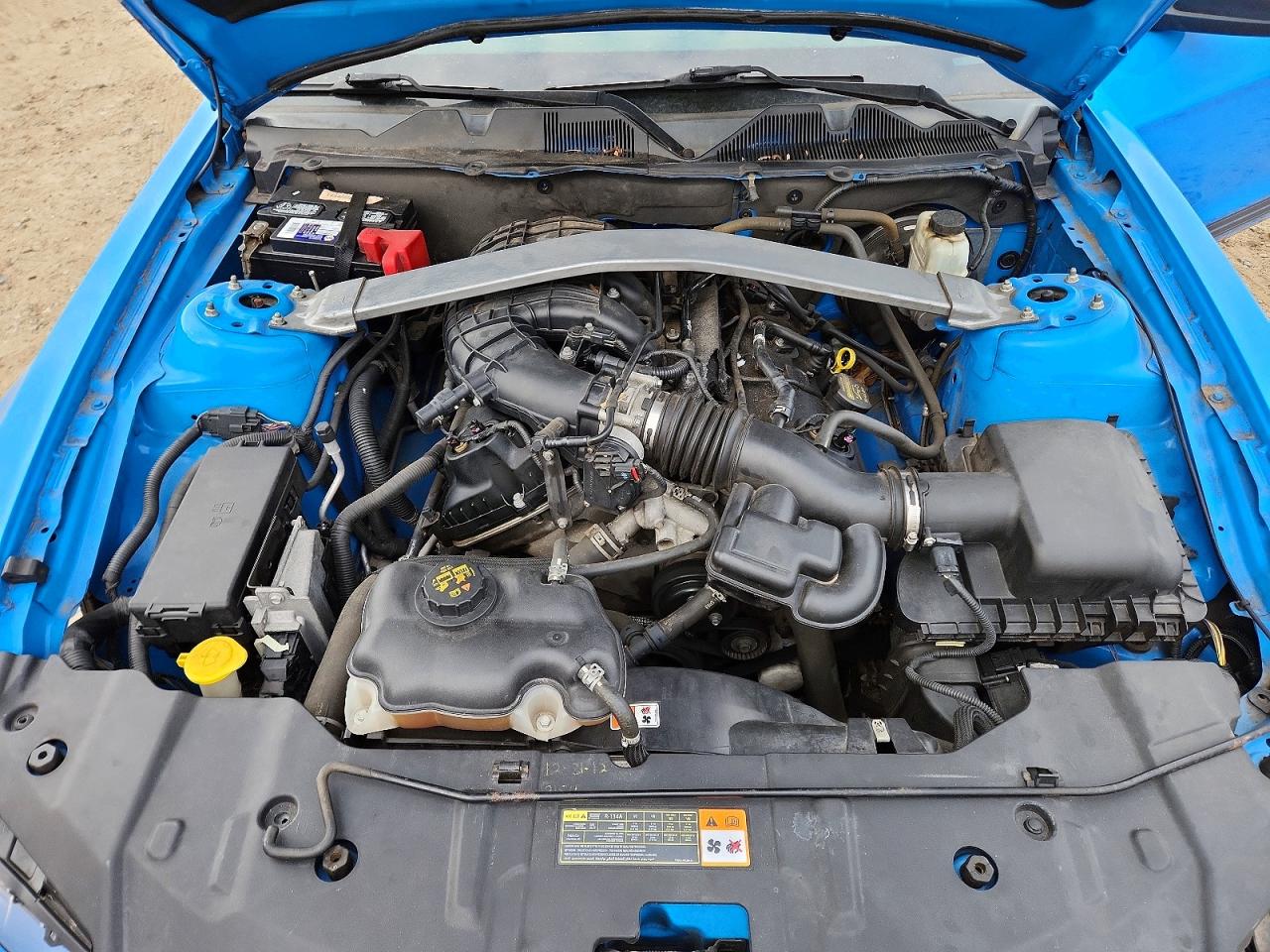 2013 Ford Mustang Blue vin: 1ZVBP8EM2D5277740