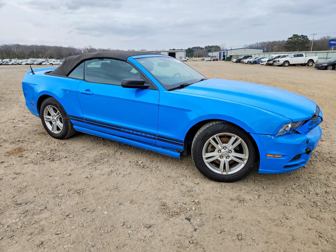 2013 Ford Mustang Blue vin: 1ZVBP8EM2D5277740
