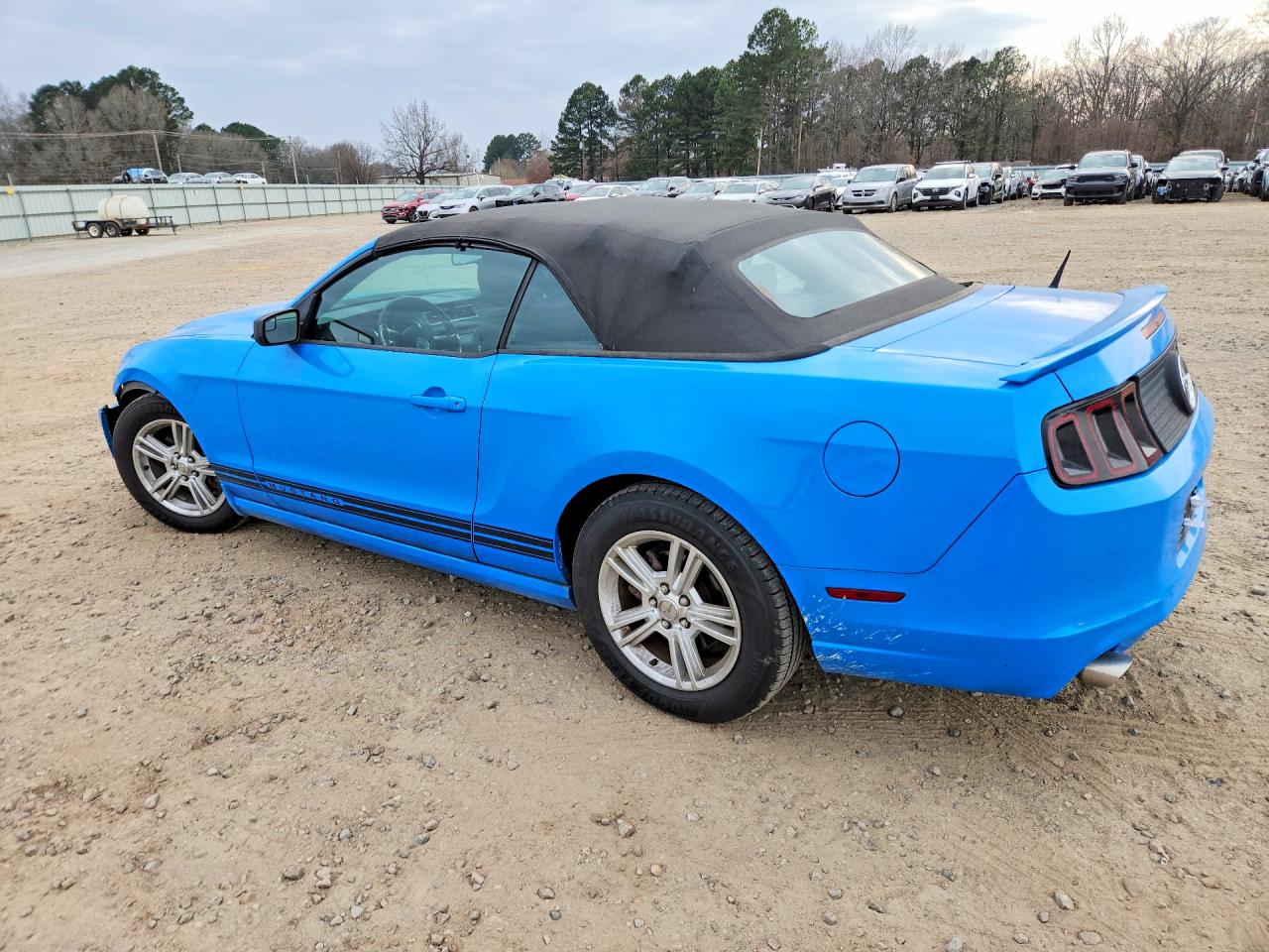 2013 Ford Mustang Blue vin: 1ZVBP8EM2D5277740
