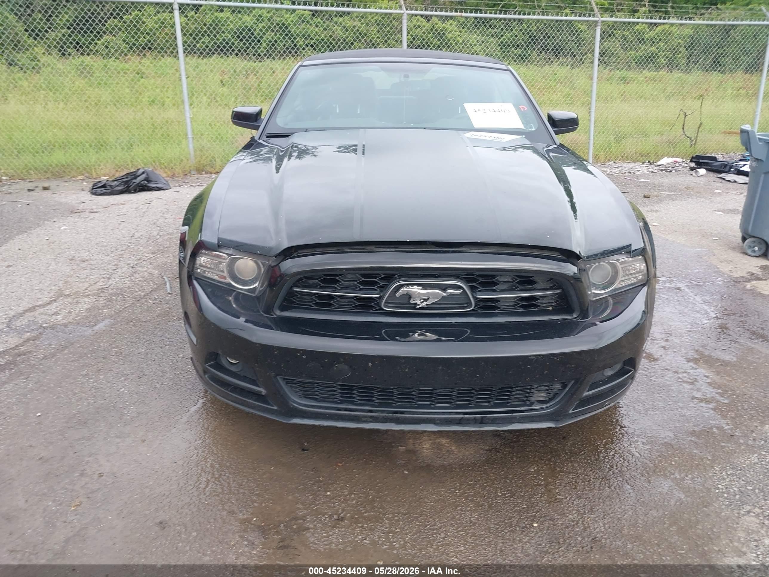 2014 Ford Mustang V6 Premium Black vin: 1ZVBP8EM2E5221136