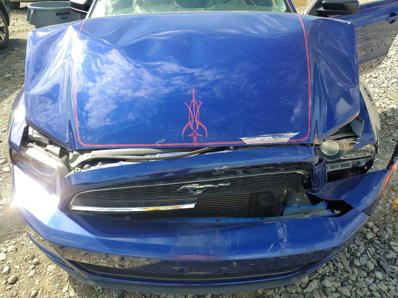 2014 Ford Mustang Blue vin: 1ZVBP8EM2E5261765