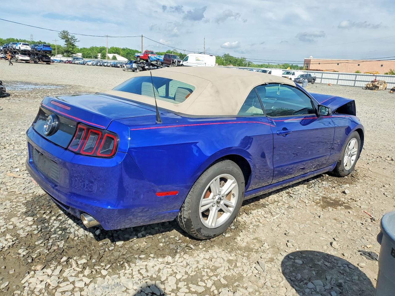 2014 Ford Mustang Blue vin: 1ZVBP8EM2E5261765
