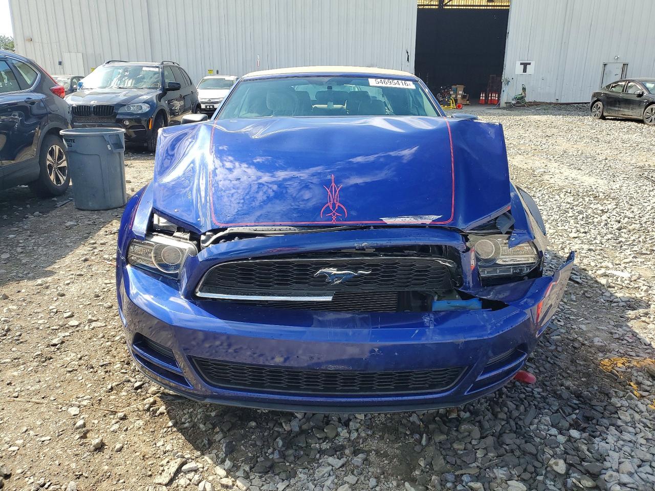 2014 Ford Mustang Blue vin: 1ZVBP8EM2E5261765