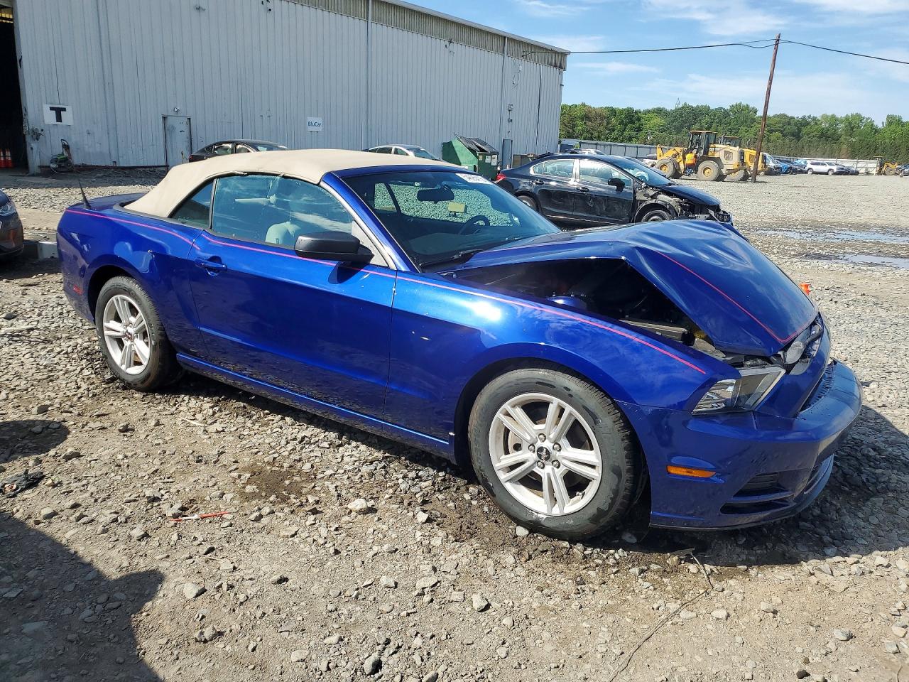 2014 Ford Mustang Blue vin: 1ZVBP8EM2E5261765